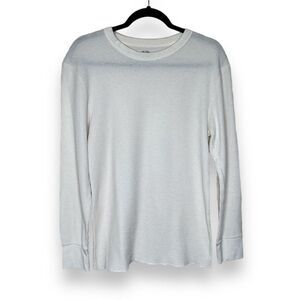 Fruit of the Loom Waffle Thermal Long Sleeve Cream Undershirt Top Men Size Large